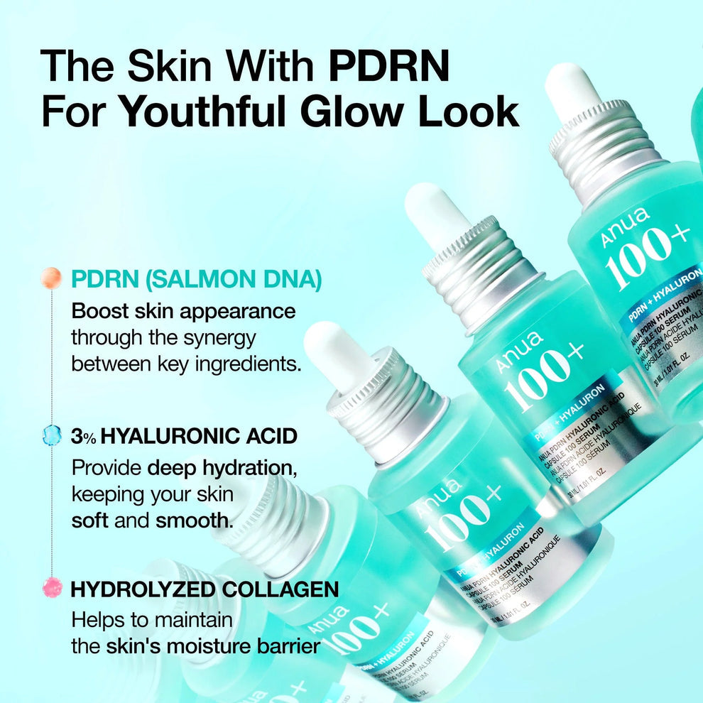 ANUA PDRN Hyaluronic Acid Capsule Set 60ml | Serum + Cream