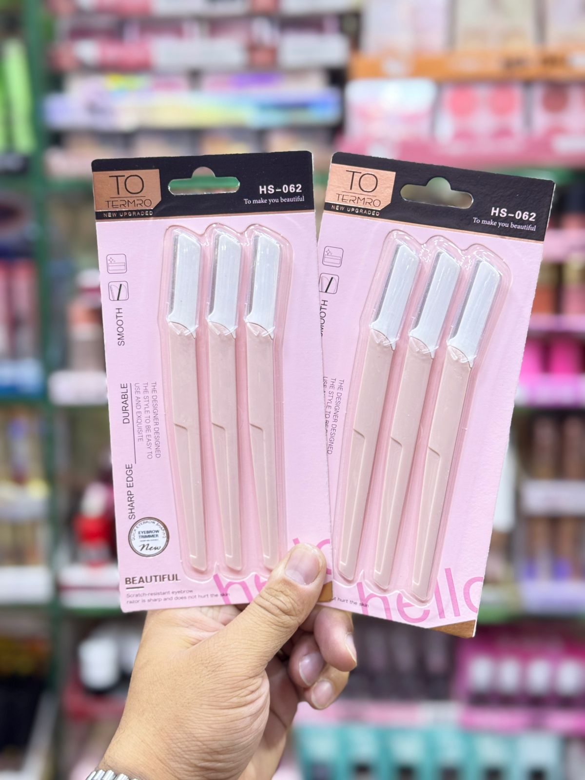 Termro HS-062 Eyebrows Trimmer (3 Pcs Set)