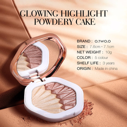 O.TWO.O GLOWING HIGHLIGHT POWDERY CAKE