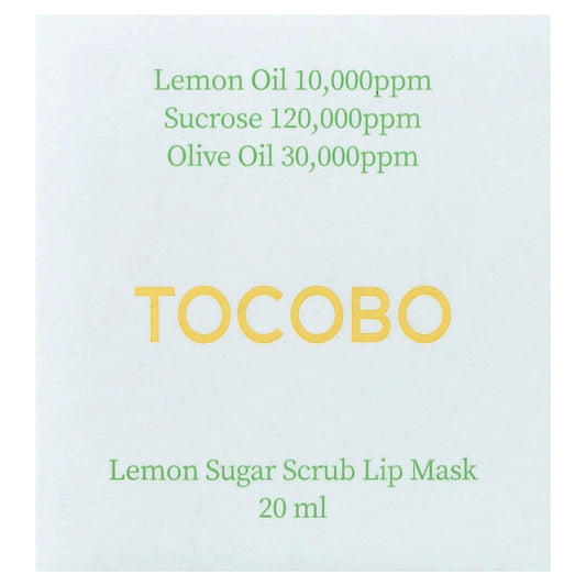 Tocobo Lemon Sugar Scrub Lip Mask, 20 ml