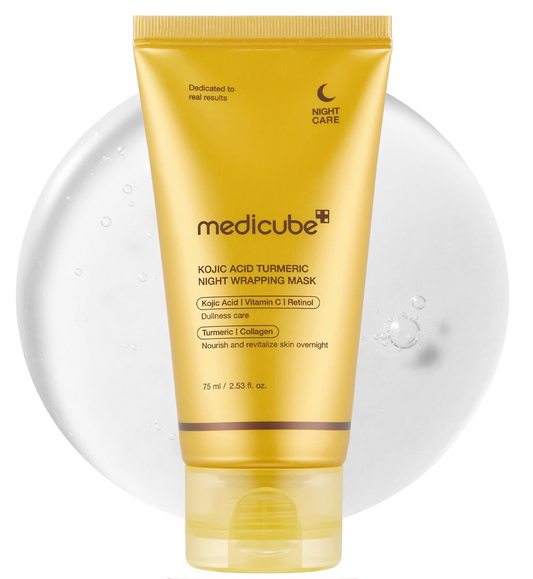 MEDICUBE Kojic Acid Turmeric Night Wrapping Mask