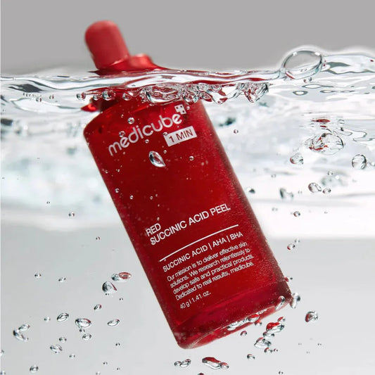 MEDICUBE Red Acne Succinic Acid Peel – Acidic Mask For Reducing Pores