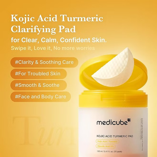 Medicube - Kojic Acid Tumeric Toner Pad (70 Pads)