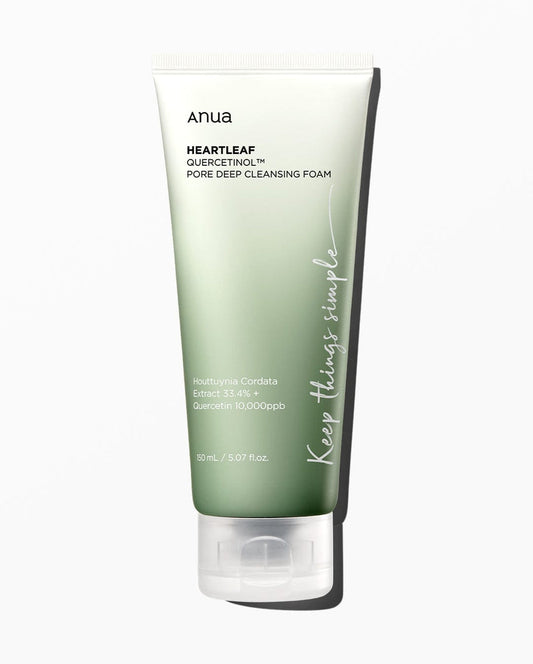 ANUA HEARTLEAF QUERCETINOL PORE DEEP CLEANSING FOAM (Old Packing)
