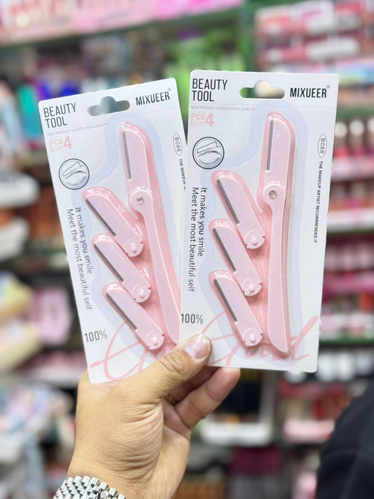 Mixueer Rapid Forming Eyebrows Trimmer (4 Pcs Set) Replaceable Blades