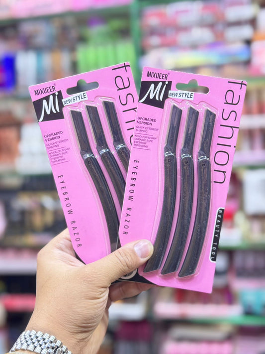 Mixueer Eyebrows Razor (3 Pcs)