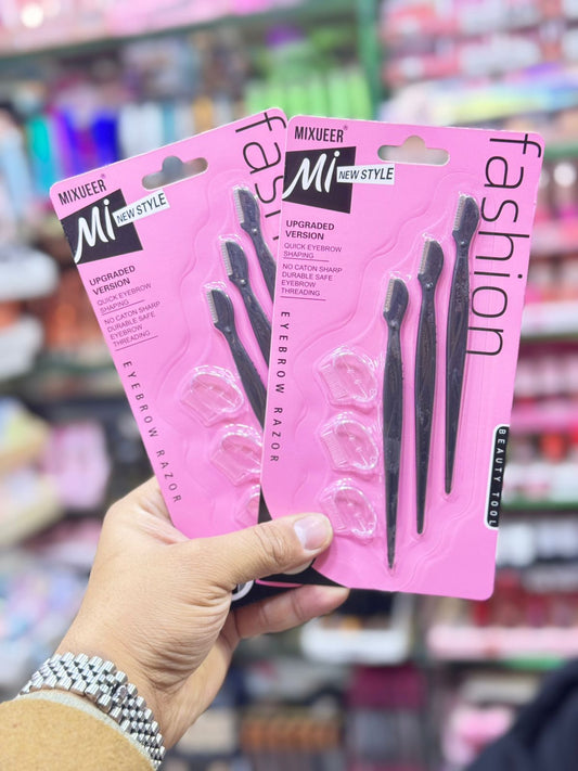 Mixueer Eyebrows Razor (3 Pcs) Upgraded Version