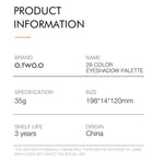 O.TWO.O EYE ESSENCE PALETTE (28 COLORS EYESHADOW)