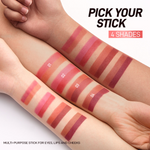O.TWO.O HAUTE DUAL COLOR SILKY SOFT LIP AND CHEEK STICK