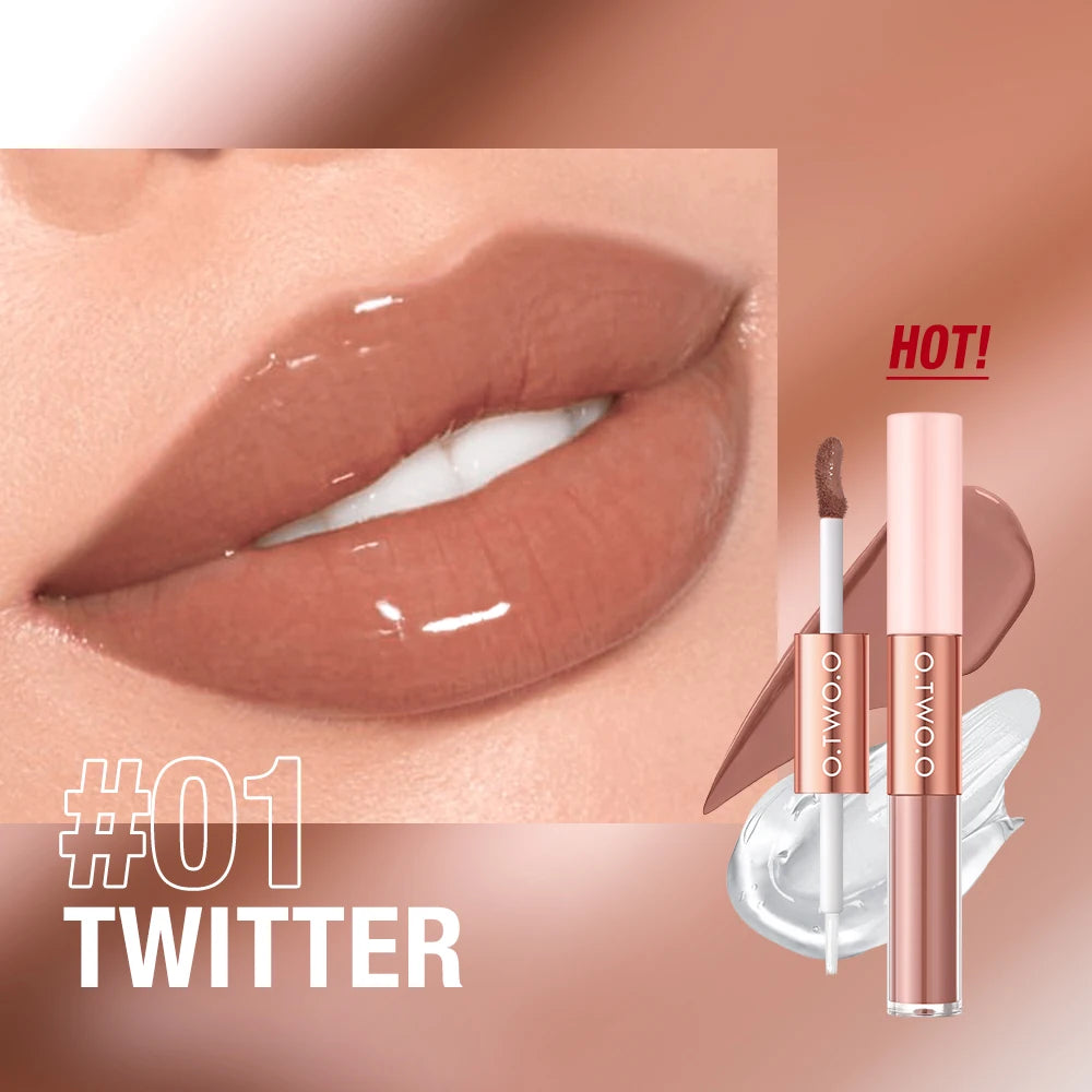 O.TWO.O DOUBLE EFFECT MATTE AND GLOSS LIPSTICK