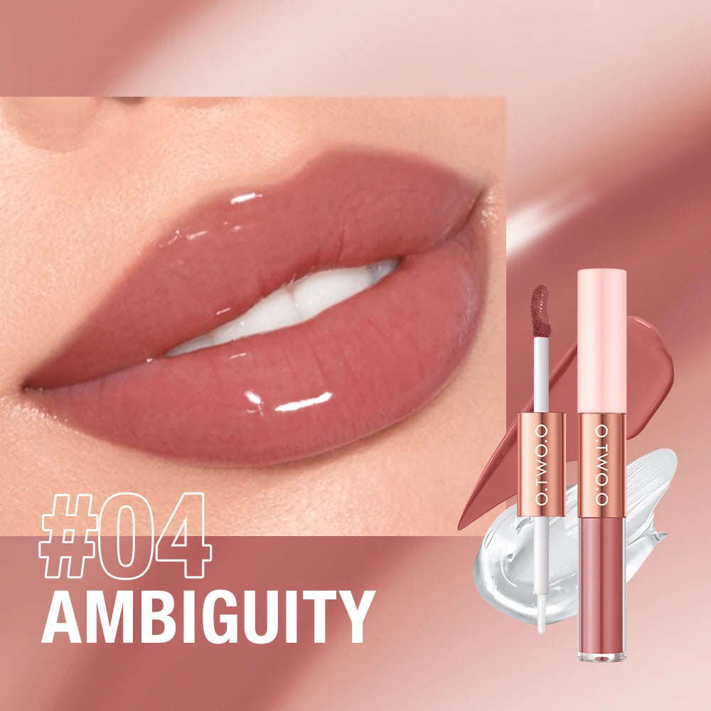 O.TWO.O DOUBLE EFFECT MATTE AND GLOSS LIPSTICK