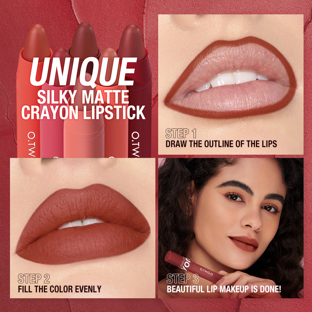 O.TWO.O VELVET MATTE LIPSTICK PEN (CRAYON)