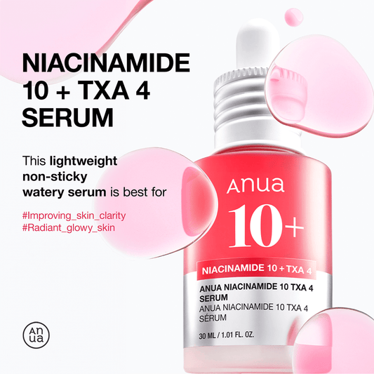 Anua Niacinamide 10% + TXA 4% Dark spot Serum. (New and Latest Packaging). 30 ML