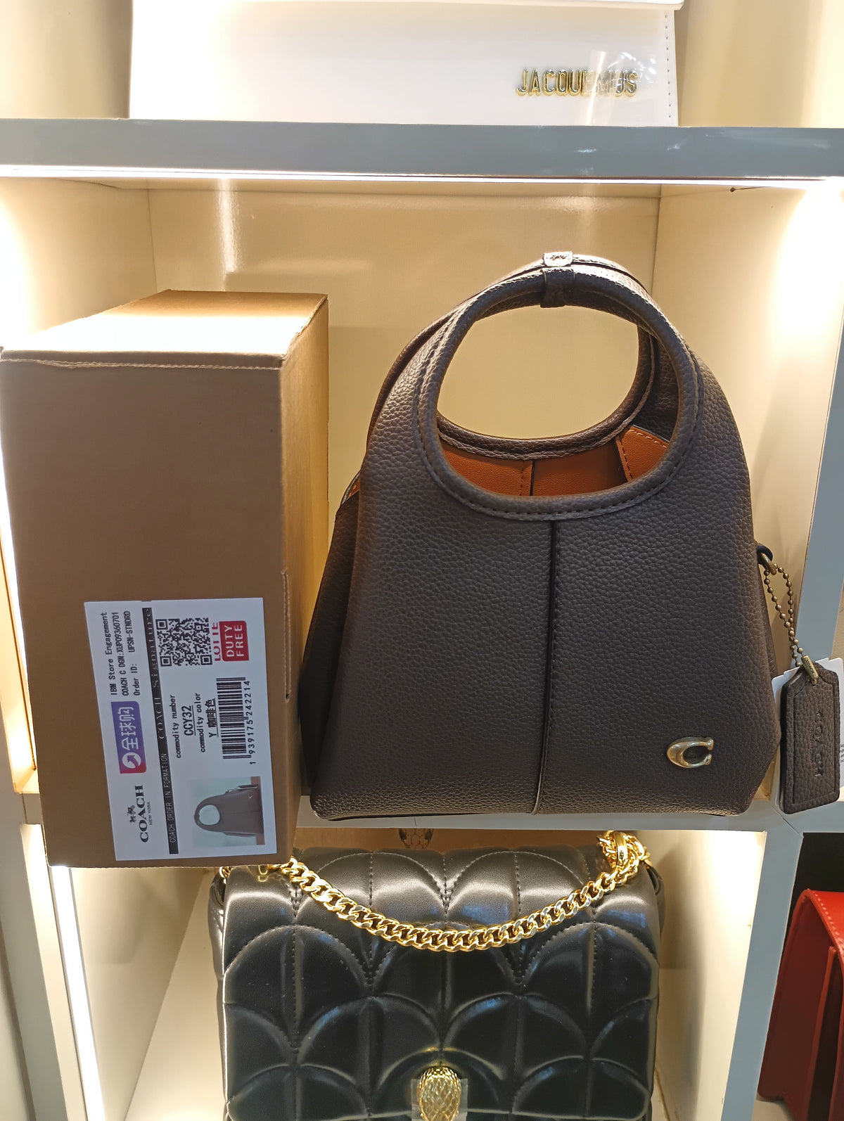 Coach Lana Shoulder Bag with Box Packaging