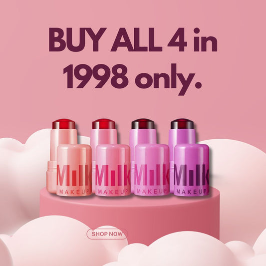 Milk Jelly Blushes Set of whole 4 Blushes😍(You will get whole set of 4 in this Price)