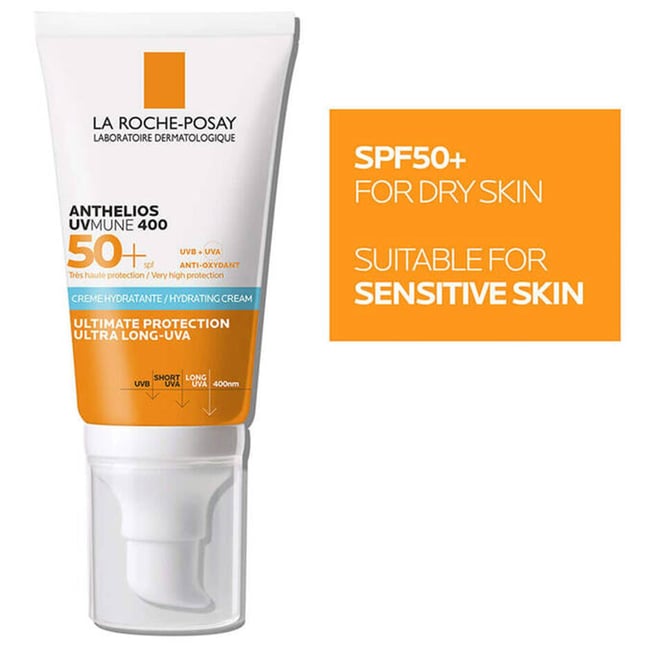La Roche-Posay Anthelios UVMune 400 Hydrating Cream Sunscreen SPF50+ 50ml