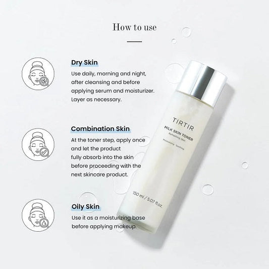 Tirtir Milk skin Toner Refreshing Skin 150 ML.