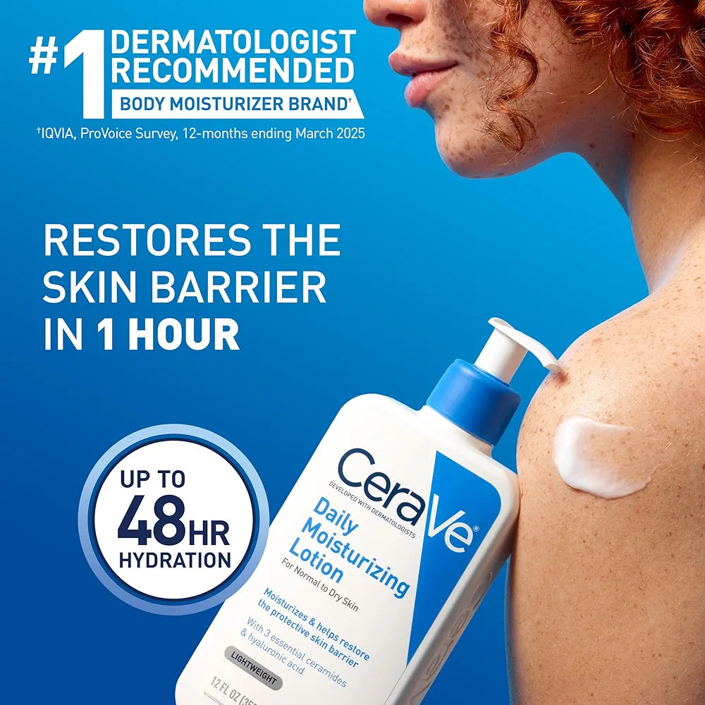 Cera ve Moisturizing Lotion-236 ML. Dry to very Dry skin.