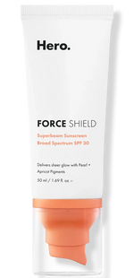 Hero Cosmetics Force Shield Superbeam Sunscreen Apricot SPF 30