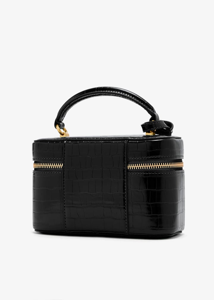 JW PEI Cleo Box Shape top handle bag with box packaging