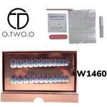 O.Two.O 24 Pcs Nails Box with Nail Glue & Adhesive Tabs,Alcohol Prep Pad,Mini Nail File,Cuticle Stick