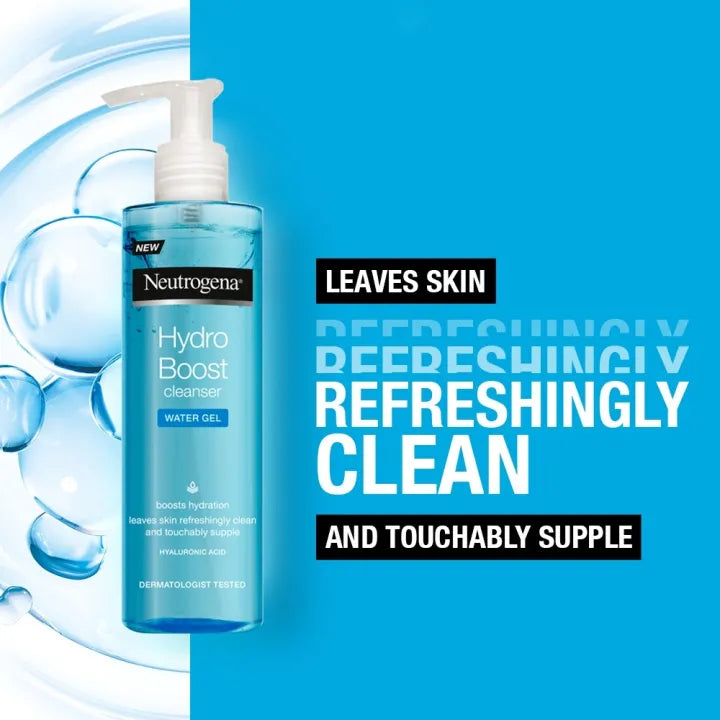 𝖭𝖾𝗎𝗍𝗋𝗈𝗀𝖾𝗇𝖺 𝖧𝗒𝖽𝗋𝗈 𝖡𝗈𝗈𝗌𝗍 Cleanser 𝖶𝖺𝗍𝖾𝗋 𝖦𝖾𝗅 Normal to Dry Skin 200𝗆𝗅