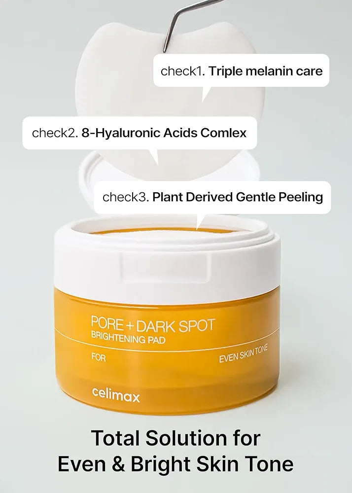 Celimax Pore + Dark Spot Brightening Pad (40 pads)