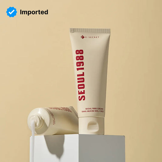 K-Secret SEOUL 1988 Cream Snail Mucin 93% + Rice - 100ml