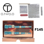 O.Two.O 24 Pcs Nails Box with Nail Glue & Adhesive Tabs,Alcohol Prep Pad,Mini Nail File,Cuticle Stick