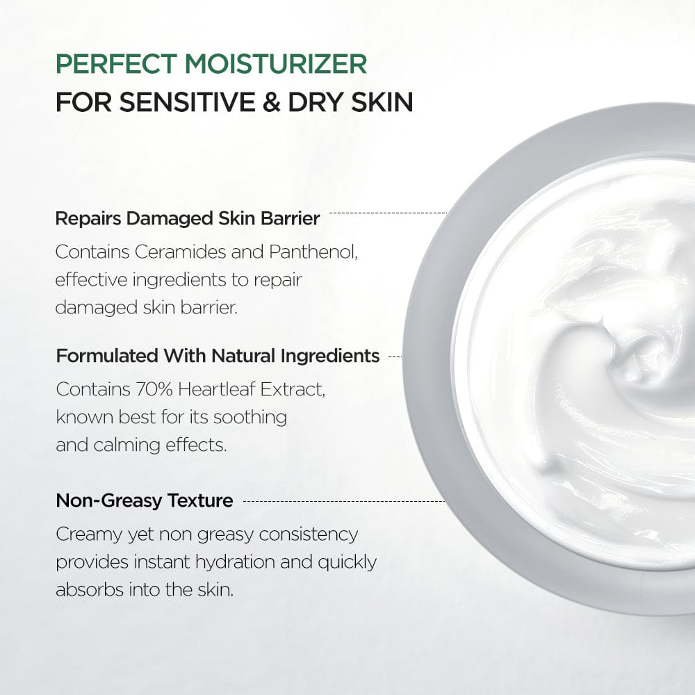 Anua 70% Extract Heartleaf intense Calming Cream