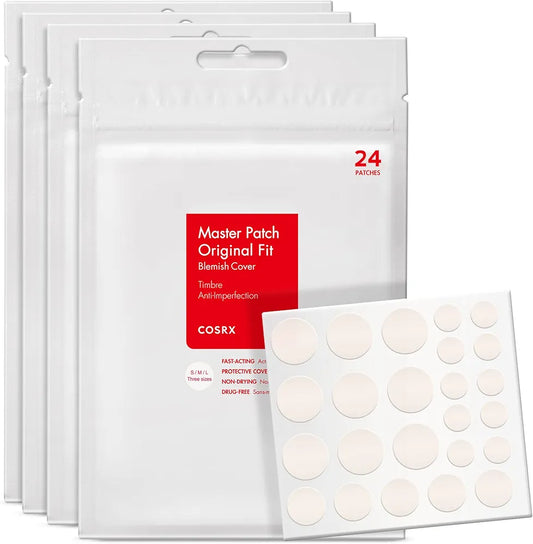 Cosrx Acne + Pimple Master Patches Pack .(24 Patches in one Pack).