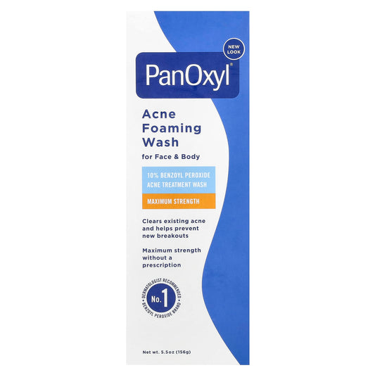 Panoxyl Acne Foaming Wash (10% Benzoyl Peroxide ). 156 Grams