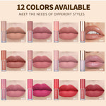 HANDAIYAN 12 Colors Matte Liquid Lipgloss Lipstick Set