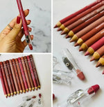 Flormar colorful nude lip pencils pack of 12