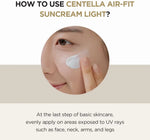 Skin 1004 Madagascar Centella Airfit Suncream spf 30 PA++++ for oily skin