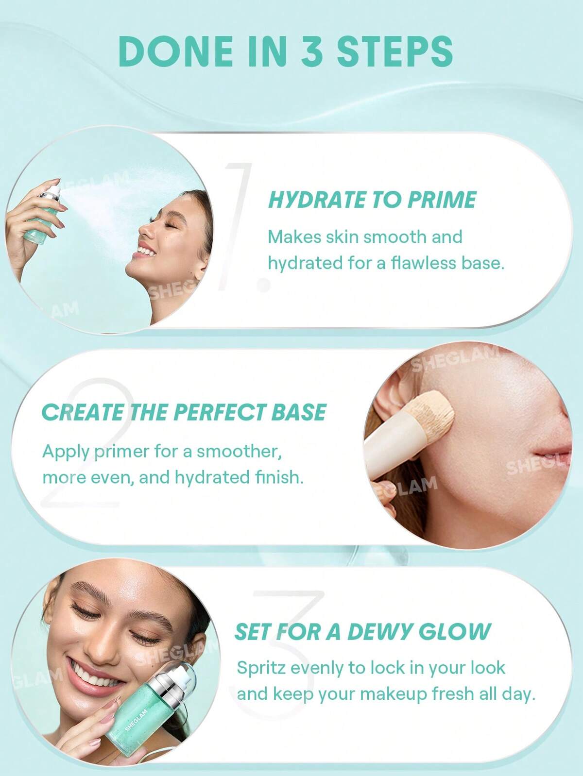 Sheglam Good Grip Hydrating Prime & Set Spray