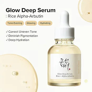 Beauty of Joseon Glow Deep serum including Rice and Alpha arbutin