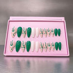 O.Two.O 24 Pcs Nails Box with Nail Glue & Adhesive Tabs,Alcohol Prep Pad,Mini Nail File,Cuticle Stick