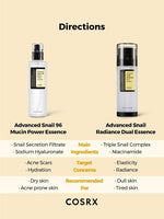 COSRX Advanced Snail Radiance Dual Essence – 80 ml