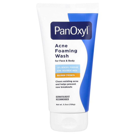 Panoxyl Acne Foaming Wash (10% Benzoyl Peroxide ). 156 Grams
