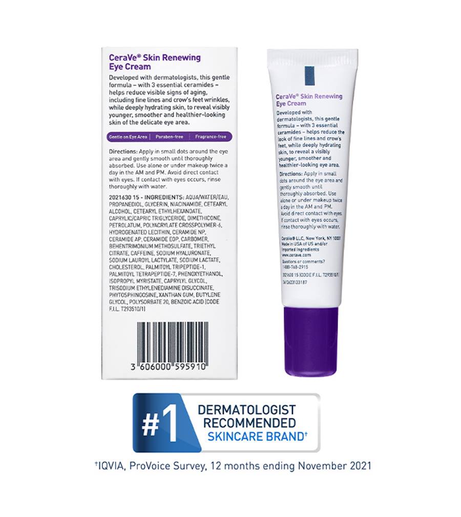 Cerave Skin Renewing Eye Cream.