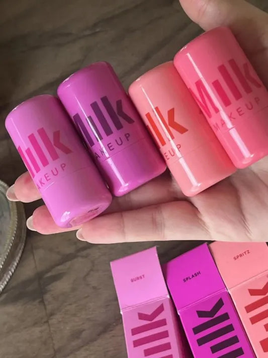 Milk Jelly Blush Makeup Lip Tint, Milk Jelly Tint, Jelly Blush Stick, 1 & 4Pcs Pack Available