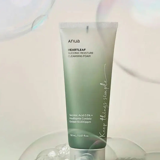 Anua – Heartleaf Succinic Moisture Cleansing Foam