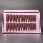 O.Two.O 24 Pcs Nails Box with Nail Glue & Adhesive Tabs,Alcohol Prep Pad,Mini Nail File,Cuticle Stick