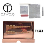 O.Two.O 24 Pcs Nails Box with Nail Glue & Adhesive Tabs,Alcohol Prep Pad,Mini Nail File,Cuticle Stick