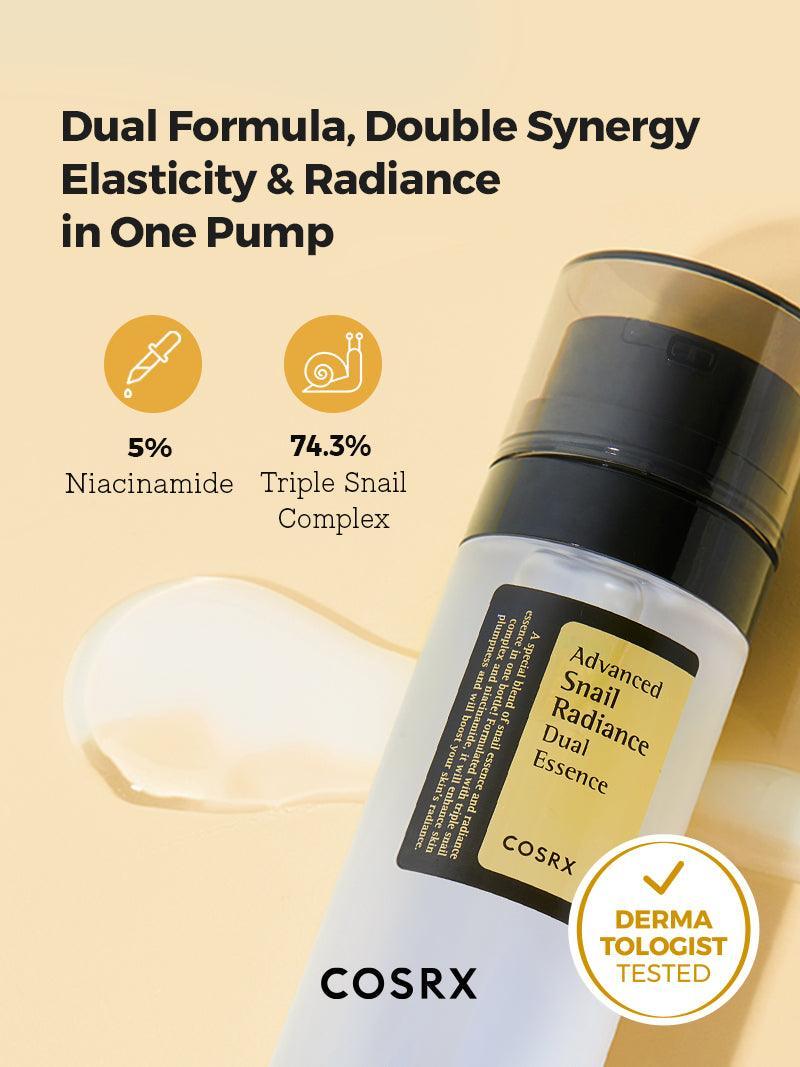 COSRX Advanced Snail Radiance Dual Essence – 80 ml