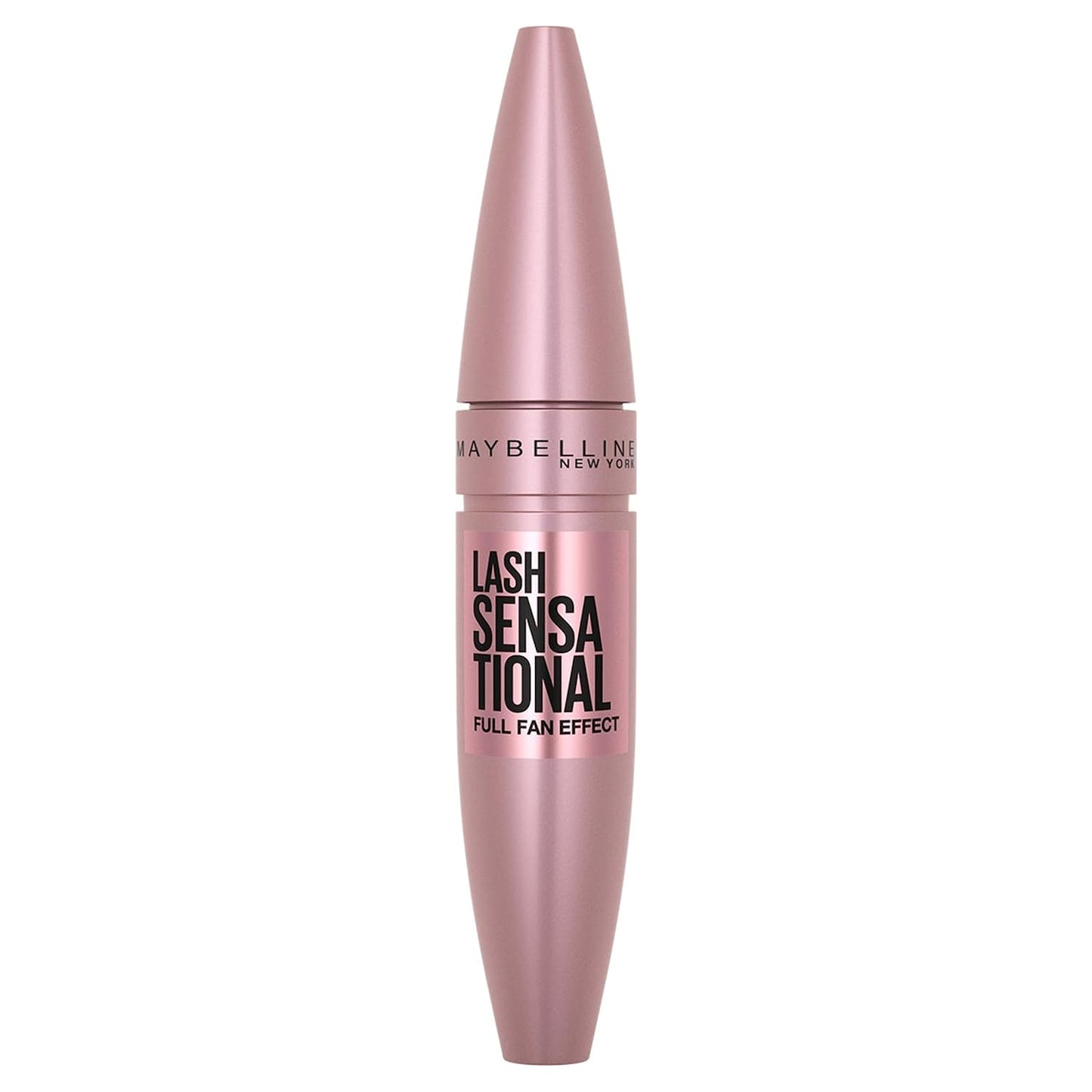 Maybelline New York Volume Mascara, Washable, Full Fan Effect, Long Eyelashes, Clump free, Lash Sensational, Very Black