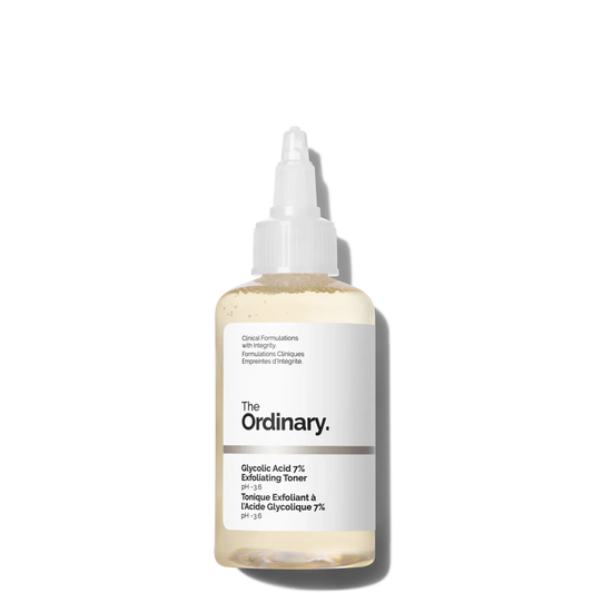 The Ordinary Glycolic Acid 7% Exfoliating Toner 240ml (Double Sticker)