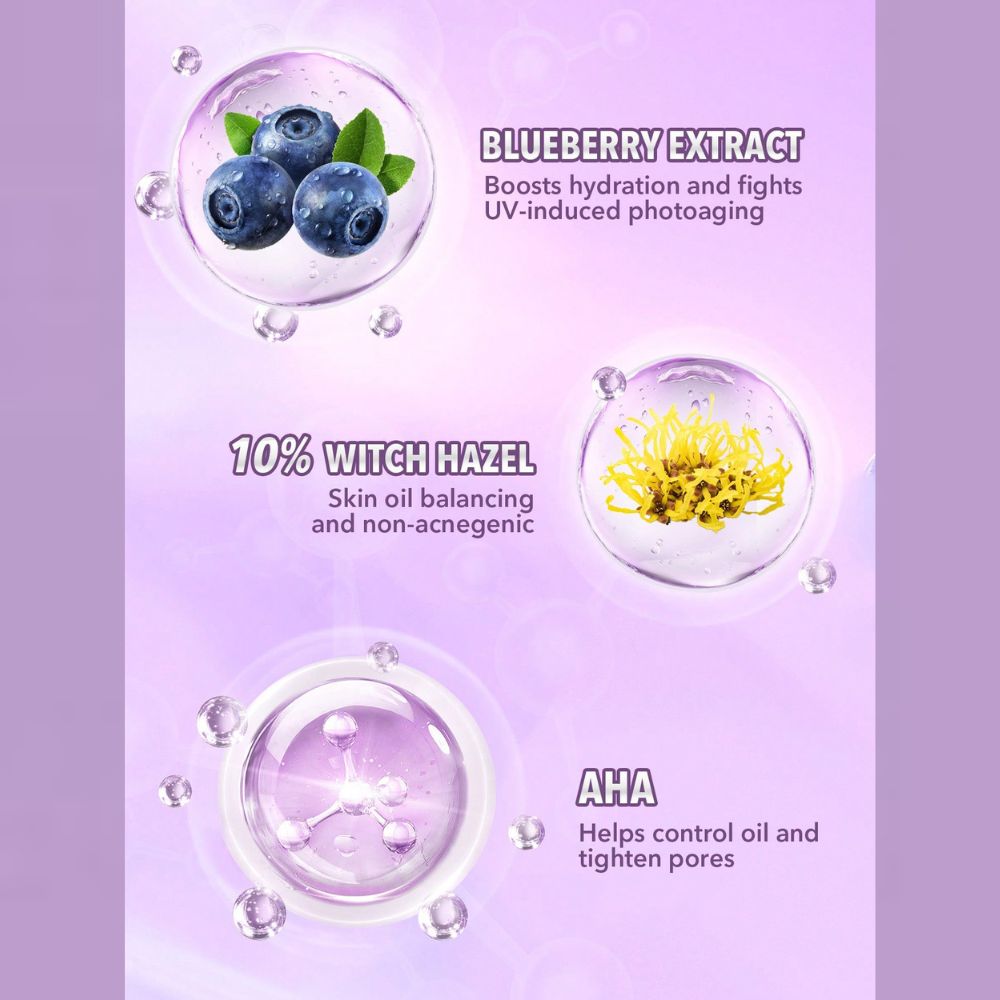 SHEGLAM Good Grip Hydrating Primer-Travel Size - 15ml Blueberry