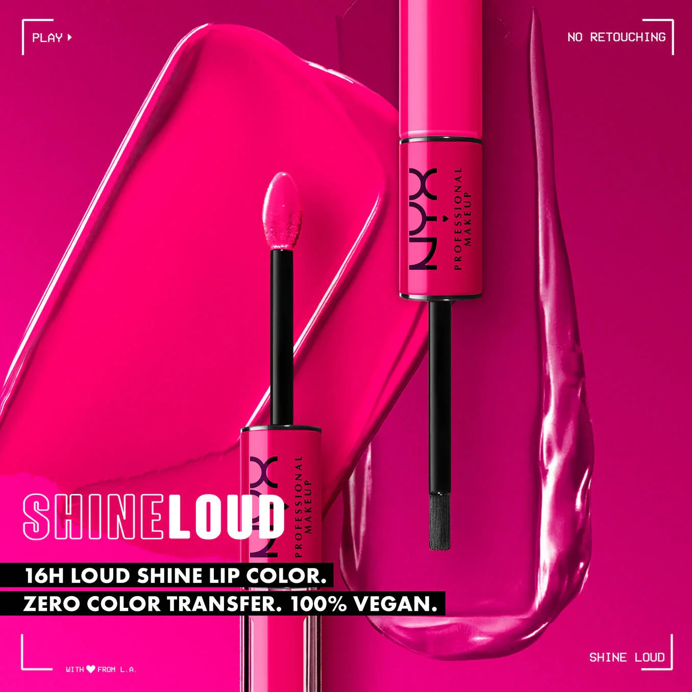 NYX Shine Loud™ Rebel in Red Lip Gloss buy each shade.